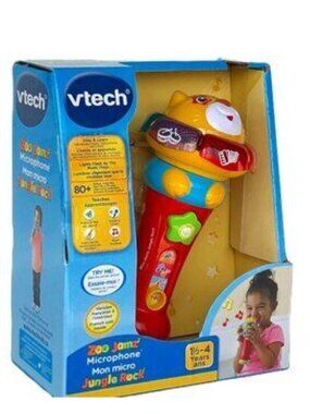 NIB VTech Zoo Jamz Microphone - Musical Voice-Changing Toddler Toy 1½-4Y